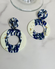 Load image into Gallery viewer, Dye Me Blue Earrings