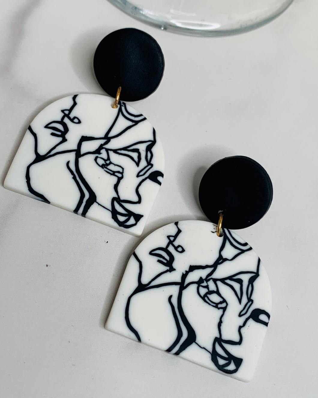 Work of Art Abstract Earrings