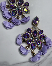 Load image into Gallery viewer, Iridescent Garden Statement Earrings