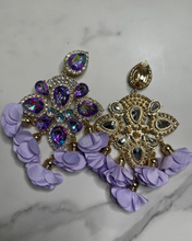 Load image into Gallery viewer, Iridescent Garden Statement Earrings