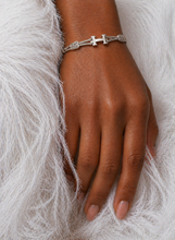 Load image into Gallery viewer, The Helena Crystal H-Bangle