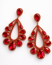 Load image into Gallery viewer, Viola Earrings - Red
