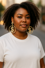 Load image into Gallery viewer, Money Talks Dollar Sign Statement Earrings