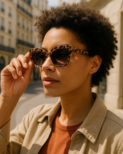 Load image into Gallery viewer, Wild Muse Leopard Print Cat-Eye Sunglasses