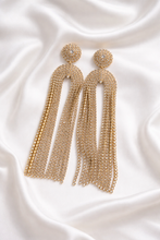 Load image into Gallery viewer, Elegant Tassel Earrings - Gold