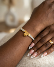 Load image into Gallery viewer, Love Island 18k Gold Bangle