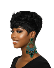 Load image into Gallery viewer, Celine Glam Earrings - Green