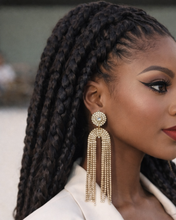Load image into Gallery viewer, Elegant Tassel Earrings - Gold