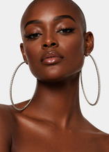Load image into Gallery viewer, Oversized Bling Hoops