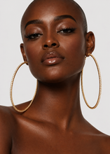 Load image into Gallery viewer, Oversized Bling Hoops