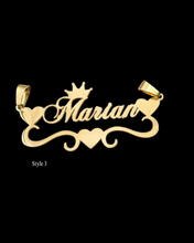 Load image into Gallery viewer, Name Plate Necklace - Gold