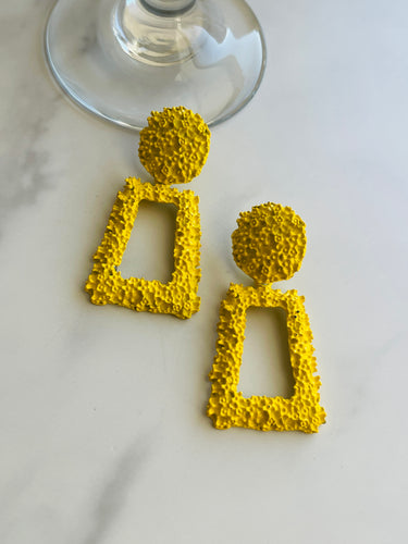 Stella Earrings - Yellow