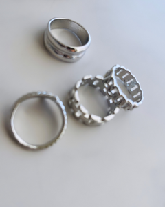 4pc Snake Design Ring Set