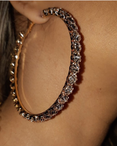 Bling Hoops - Silver