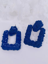 Load image into Gallery viewer, Geometric Earrings - Royal Blue - Shades of Beautii Collection