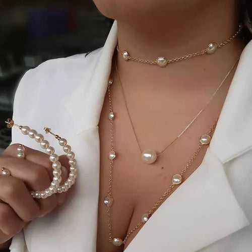 Pearl Layered Necklace