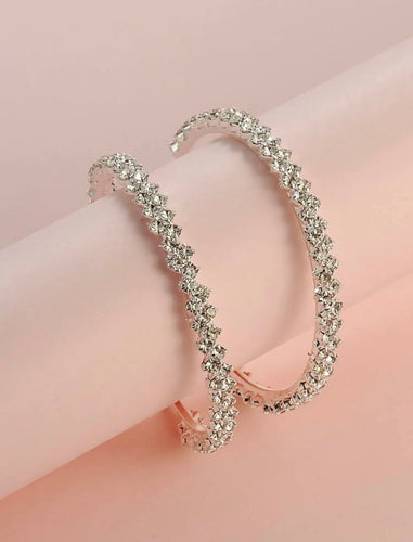 Mini Bling Hoops