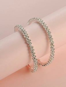 Mini Bling Hoops